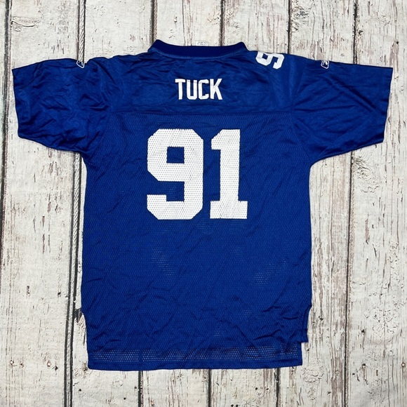 Justin Tuck New York Giants NFL Football Reebok Boys Youth Kids Jersey - Picture 2 of 7